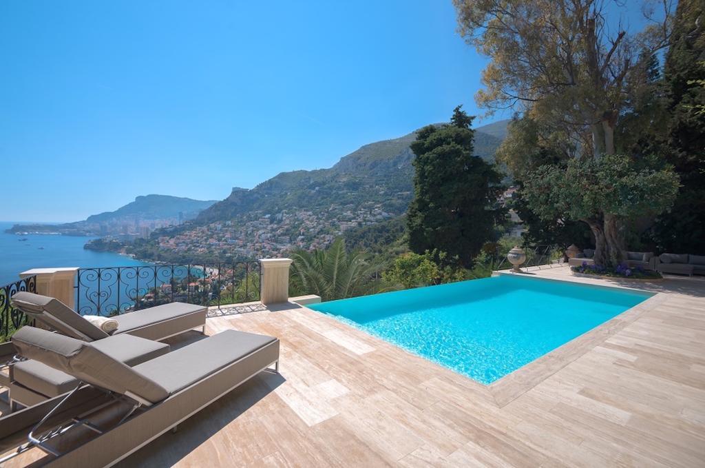 Luxurious Villa Overlooking Monaco Roquebrune-Cap-Martin Bagian luar foto