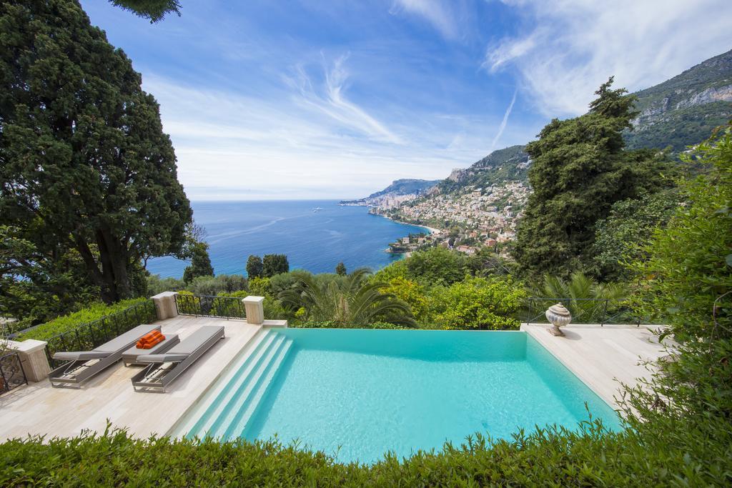 Luxurious Villa Overlooking Monaco Roquebrune-Cap-Martin Bagian luar foto